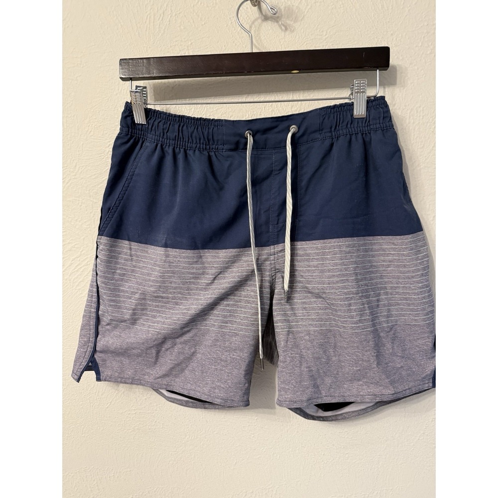 Vuori Trail Shorts Lined 5.5" blue/gray size ~M great